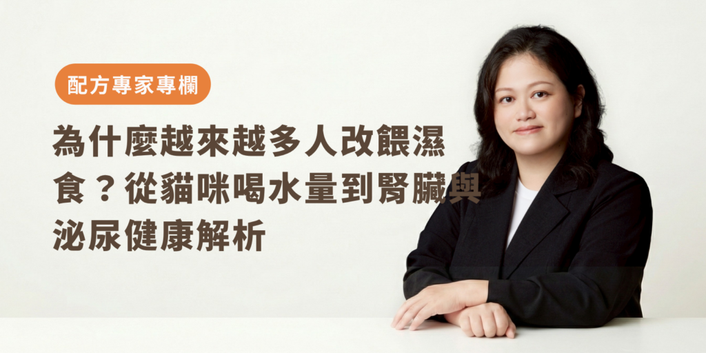 為什麼越來越多人 改餵濕食？從貓咪喝水量到腎臟與泌尿健康解析