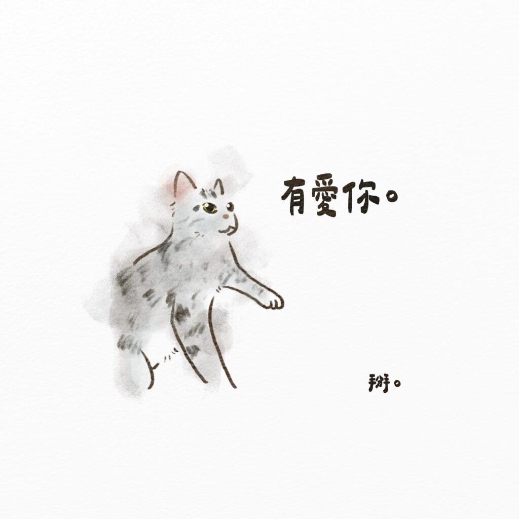 貓咪說有愛你 掰掰